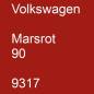 Preview: Volkswagen, Marsrot 90, 9317.